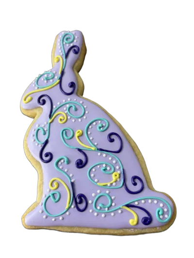 1 Easter Bunny Cookie (6-inch)
